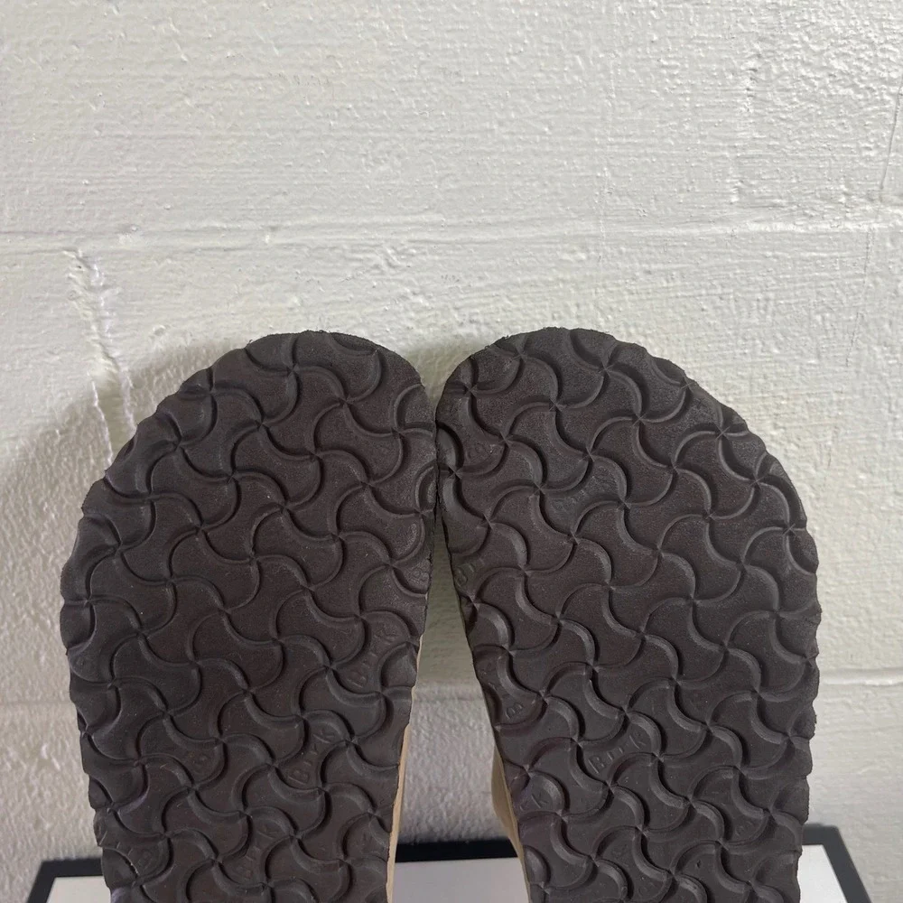 Birkenstock Arizona Brown Nubuck Sandals Slide Slip On Men's Size 41 EU/8 US